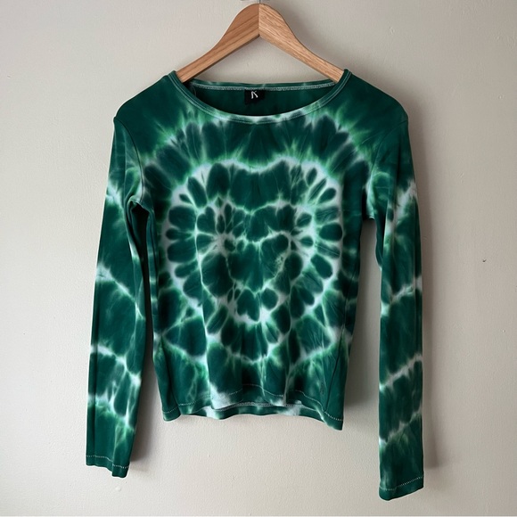 SOLD ✨ realisation par heart long sleeve tee in emerald - Picture 3 of 6